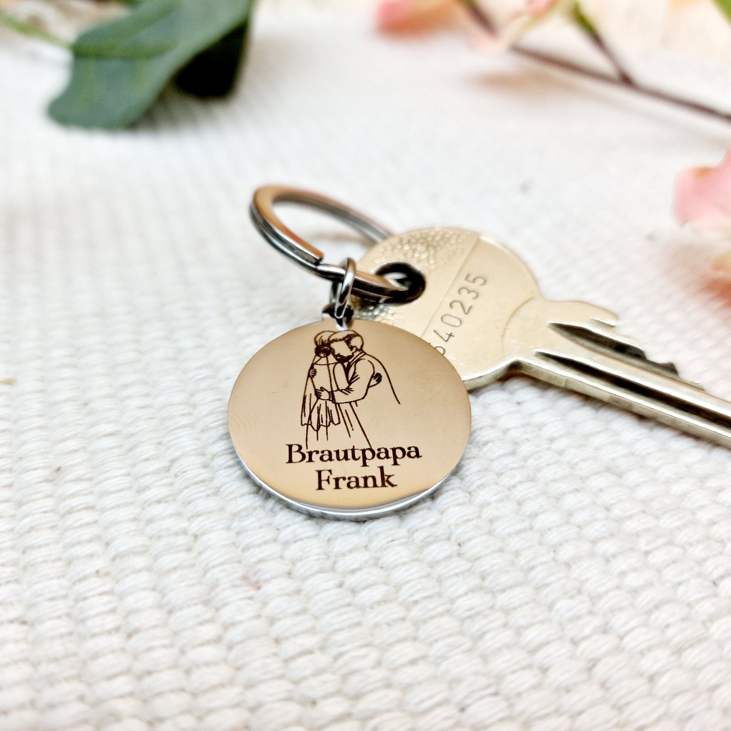Schlüsselanhänger Rund | Brautvater