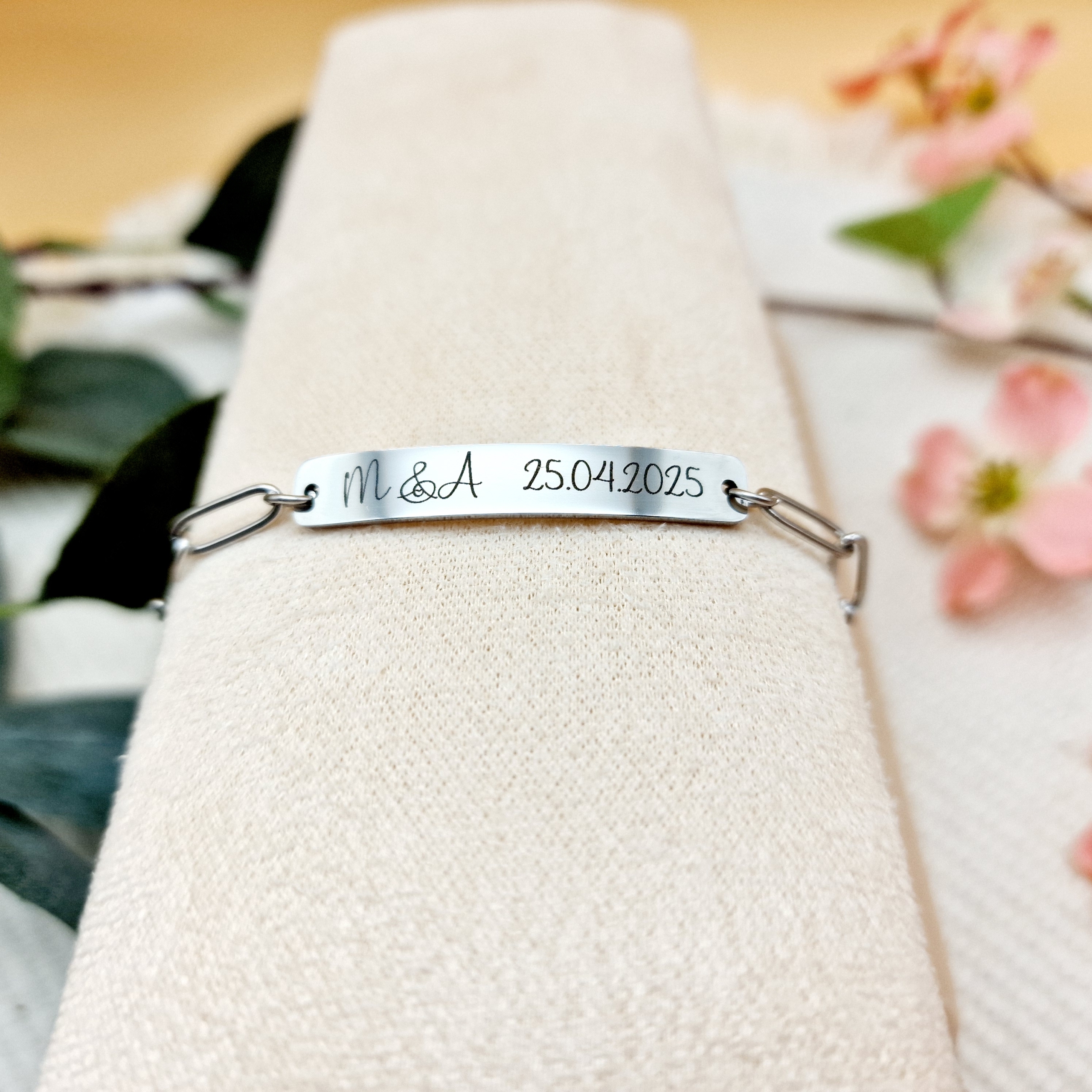 Armband Gliederkette | Initial Doppel